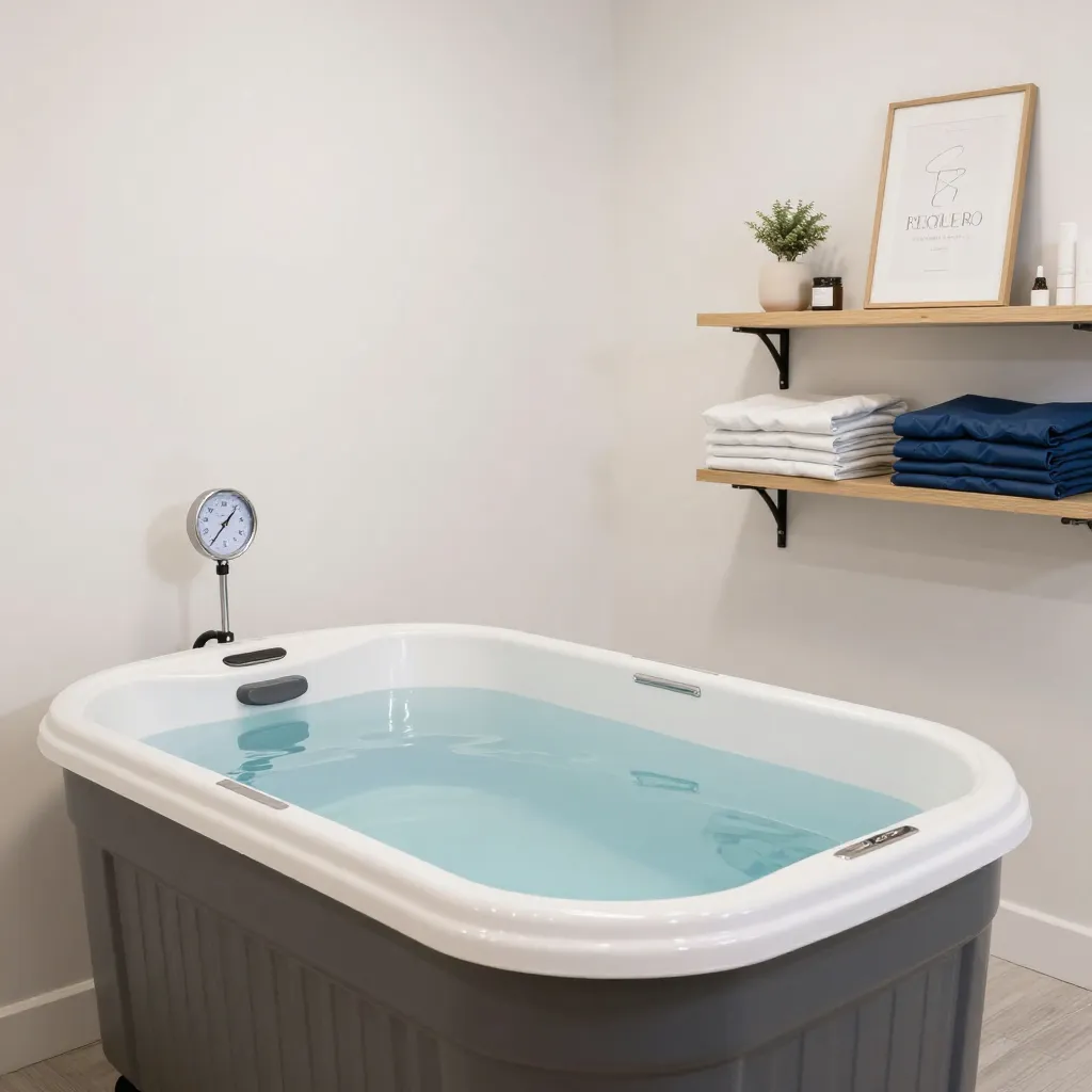 Ice bath product display